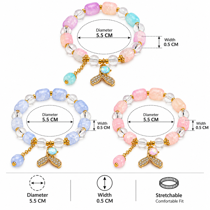 Mermaid Mood Bracelet Stack