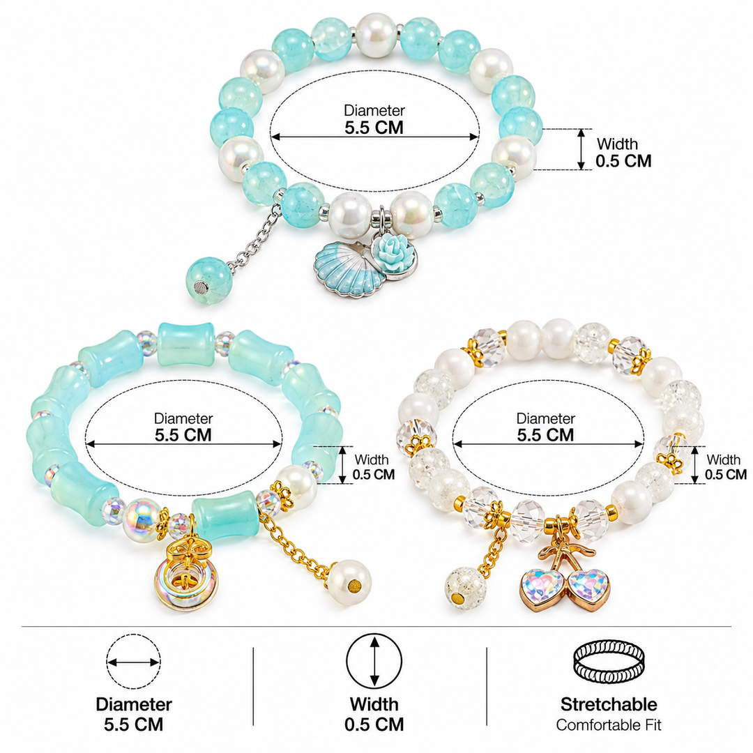 Mermaidcore Bracelet Stack