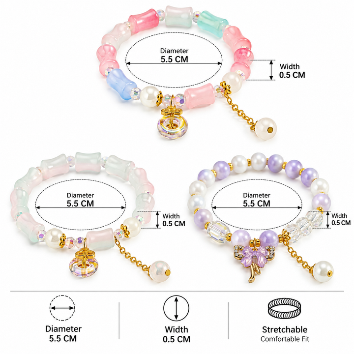 Pastel Party Bracelet Stack