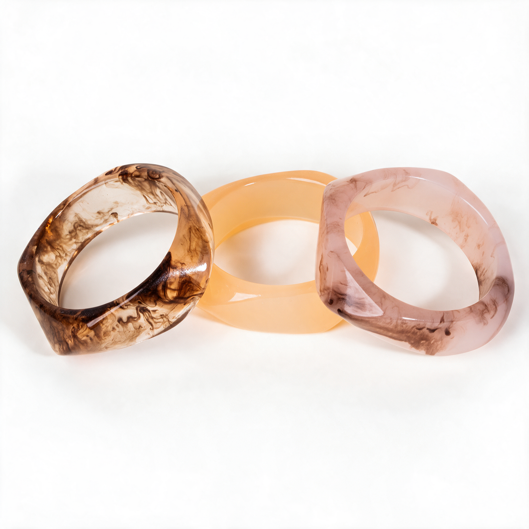 Ivory Dune Pack of 3 Bangle Set