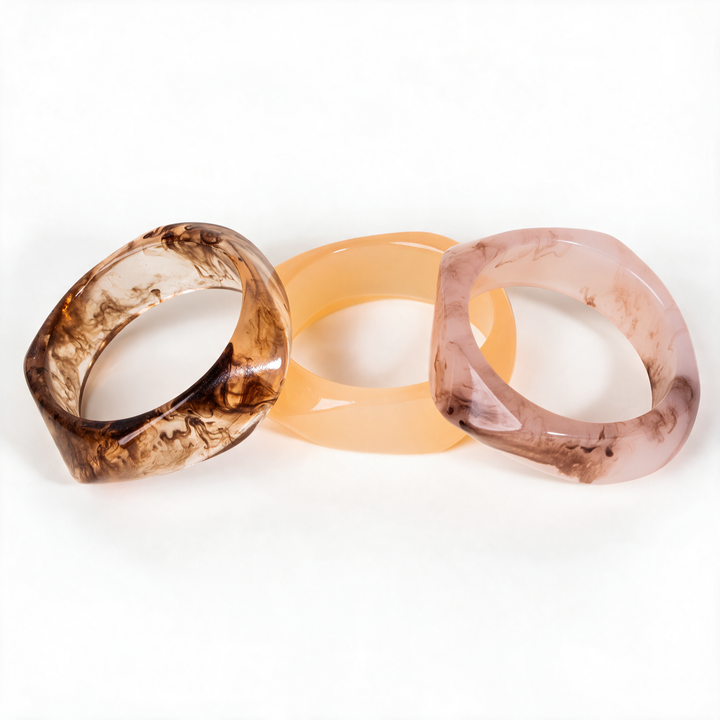 Ivory Dune Pack of 3 Bangle Set