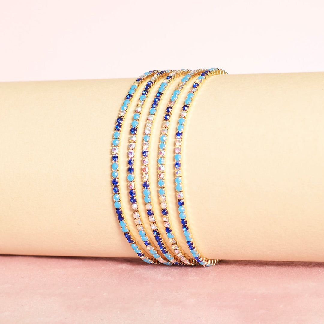 Bloom Bling Stretchable Bands (Set of 5) - Salty Accessories