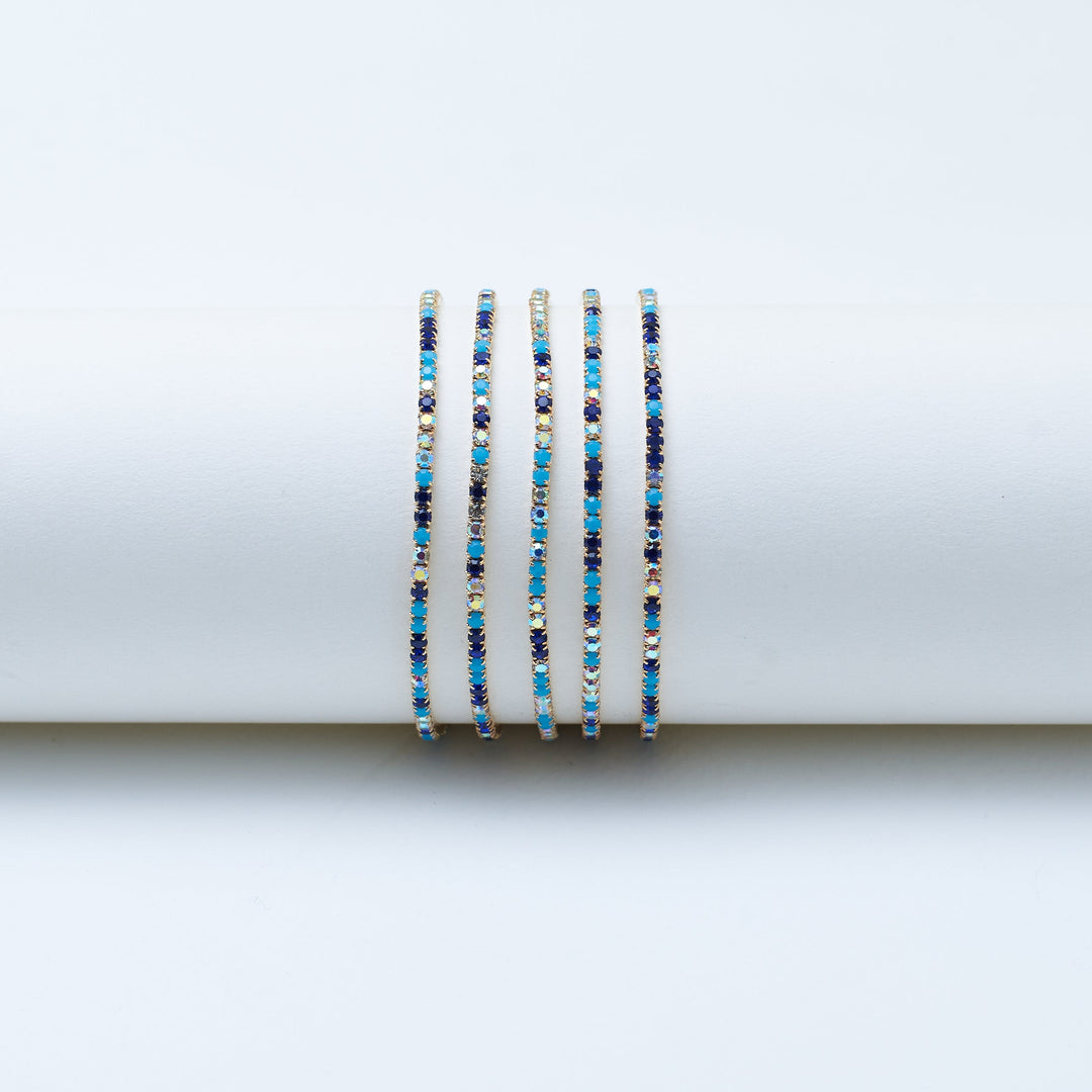 Bloom Bling Stretchable Bands (Set of 5) - Salty Accessories