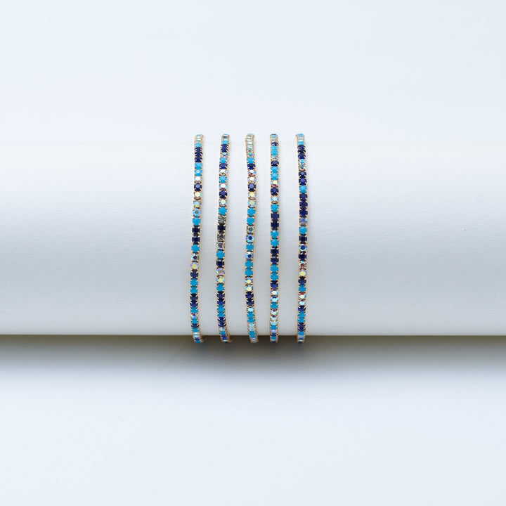Bloom Bling Stretchable Bands (Set of 5) - Salty Accessories