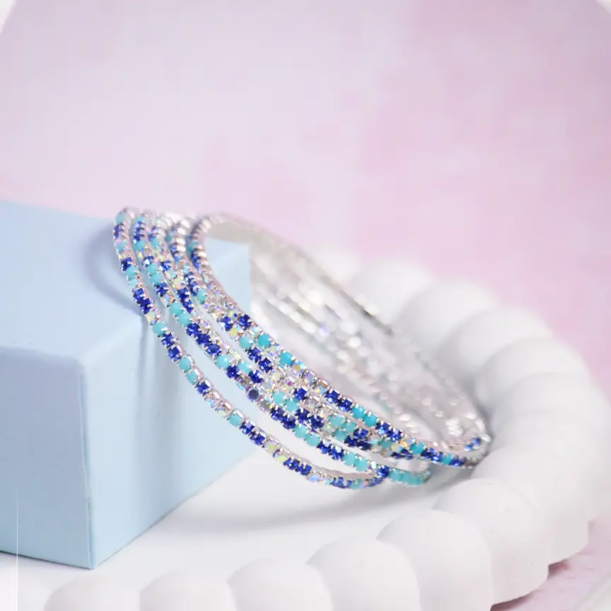 Bloom Bling Stretchable Bands (Set of 5) - Salty Accessories