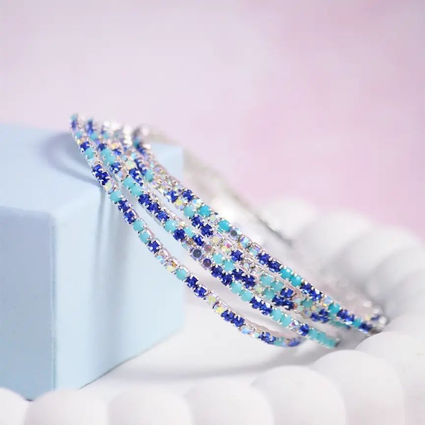 Bloom Bling Stretchable Bands (Set of 5) - Salty Accessories