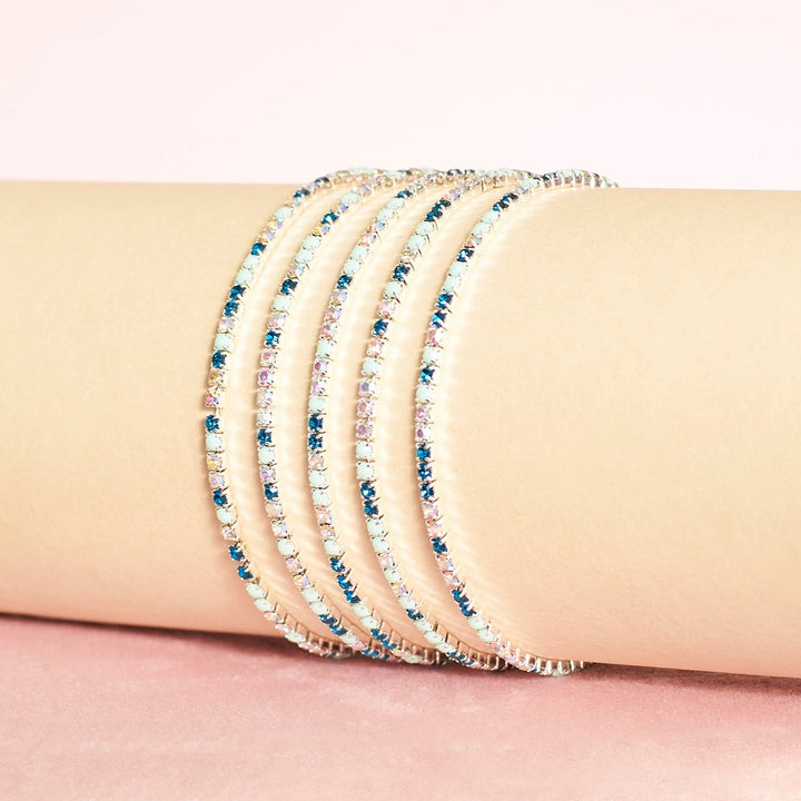 Luminous Beaded Stretchable Bands (Set of 5)