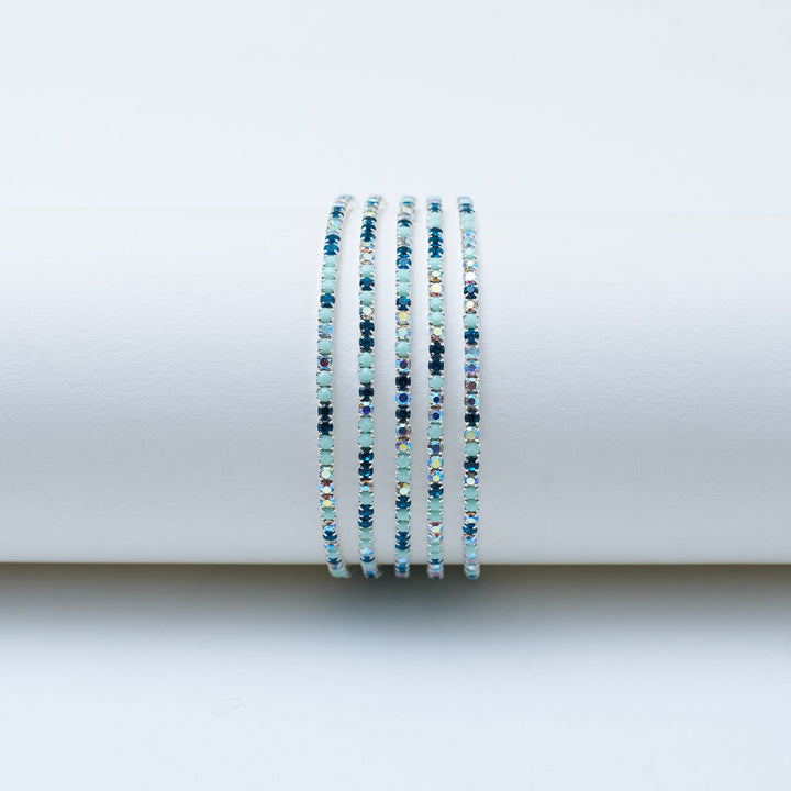 Luminous Beaded Stretchable Bands (Set of 5)