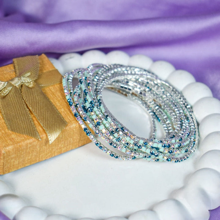 Luminous Beaded Stretchable Bands (Set of 5)