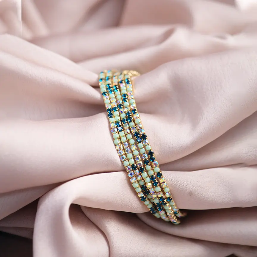 Luminous Beaded Stretchable Bands (Set of 5)