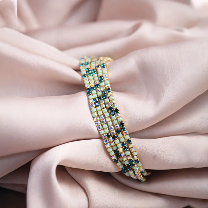 Luminous Beaded Stretchable Bands (Set of 5)