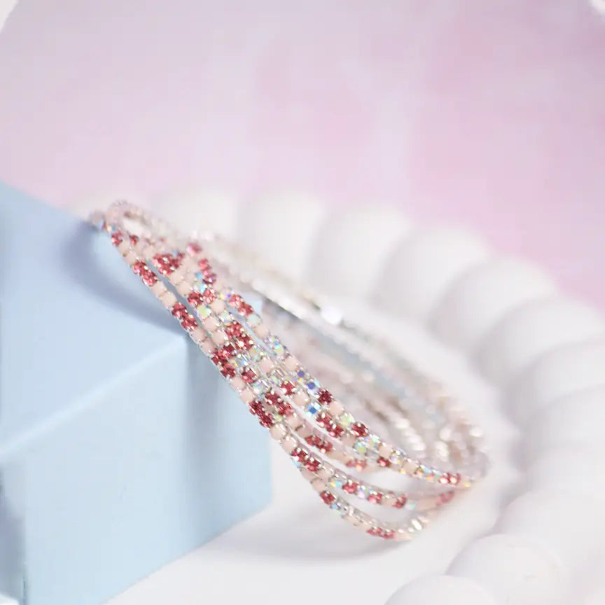 Rose Stretchable Bands (Set of 5) - Salty Accessories