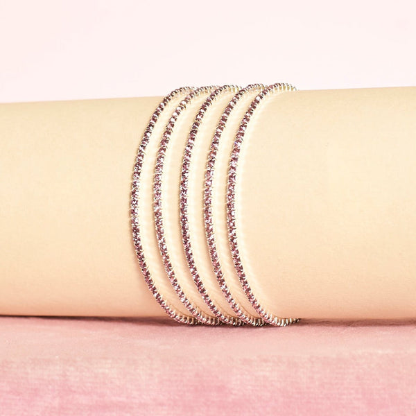 Spring Time Ruby Stretchable Bands (Set of 5)
