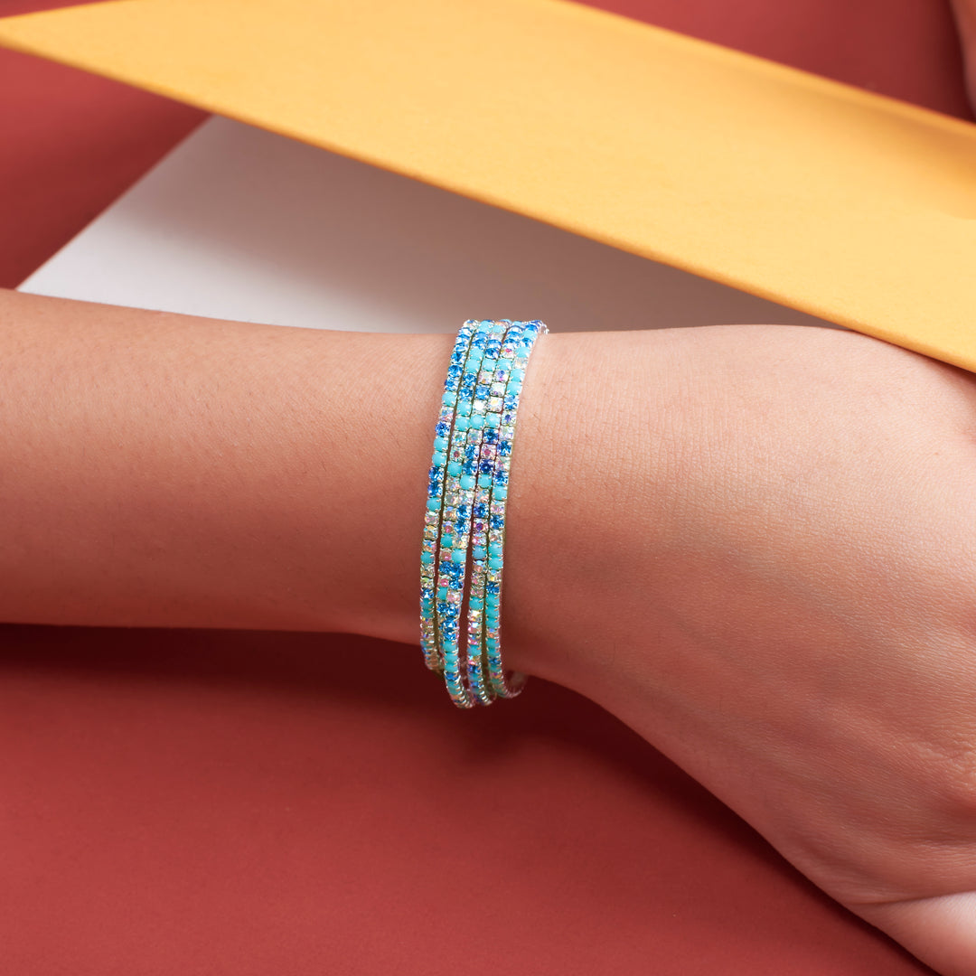 Cerulean Sky Stretchable Bands (Set of 5)