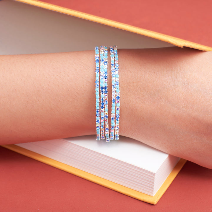 Cerulean Sky Stretchable Bands (Set of 5)