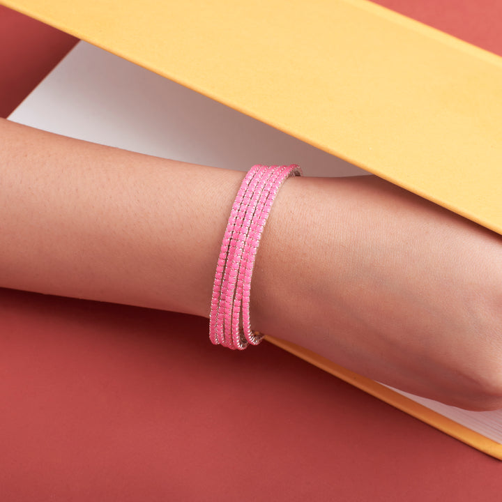 Strawberry Sorbet Stretchable Bands (Set of 5)