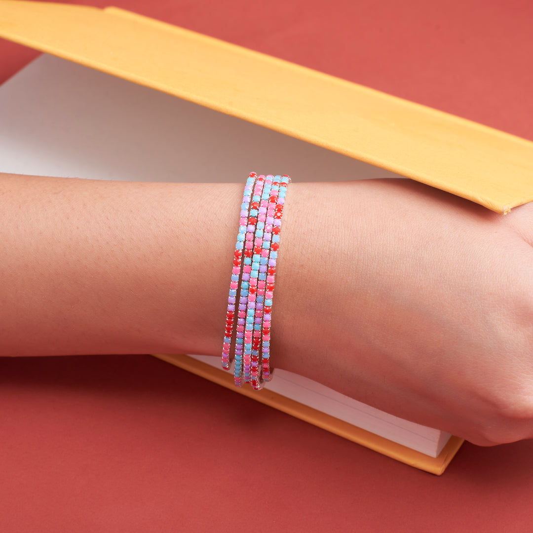 Rosy Blueberry Stretchable Bands (Set of 5)