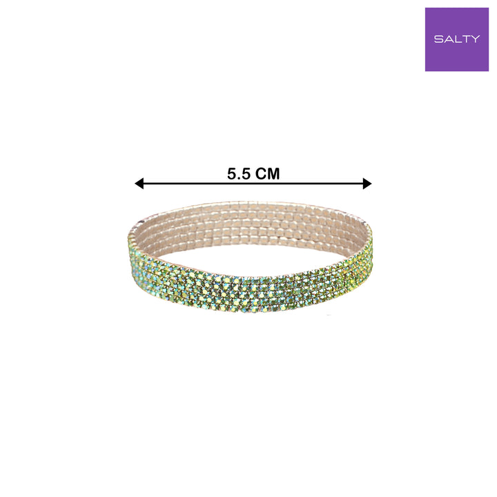 Teal Twinkle Stretchable Bands (Set of 5)