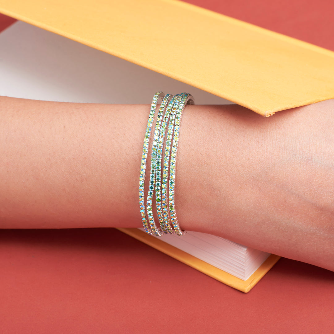 Teal Twinkle Stretchable Bands (Set of 5)