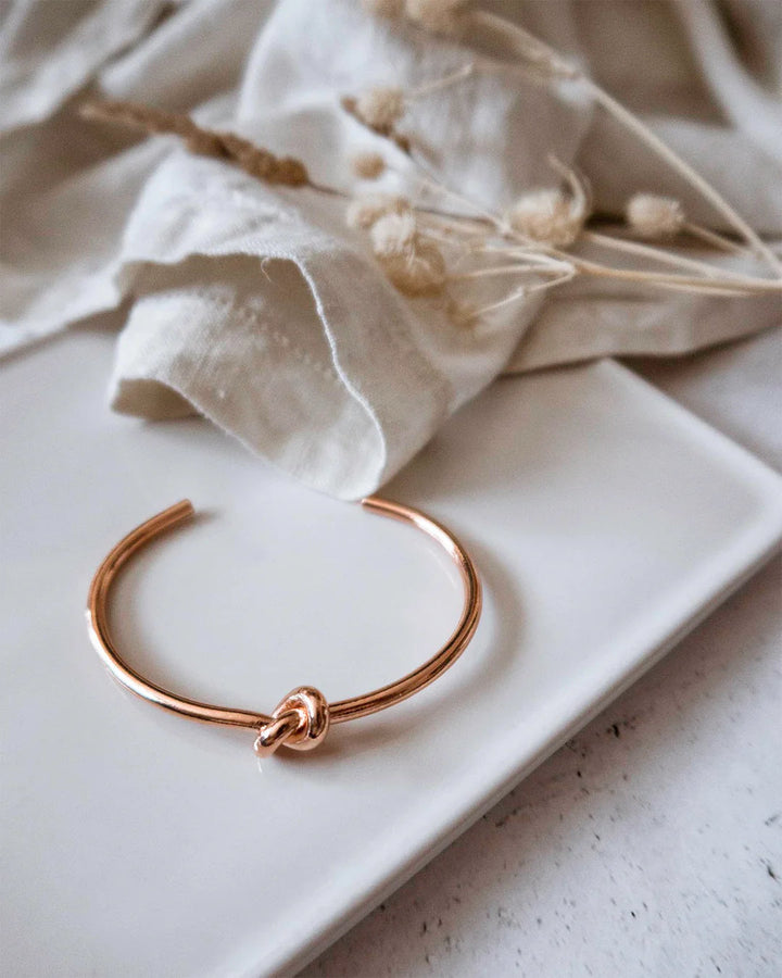 Unity Knot Wristlet - Rose Gold - Salty Accessories