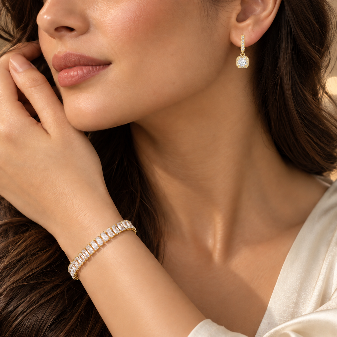 Aura Magic Bracelet And Earrings Set