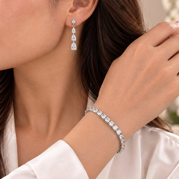 Sway Tag Bracelet And Earrings Set