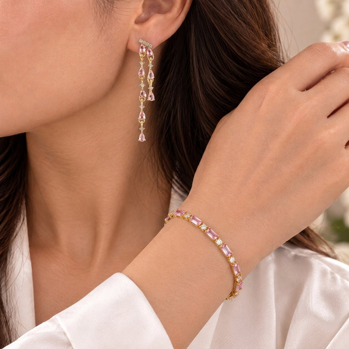 Prism Hit Bracelet And Earrings Set
