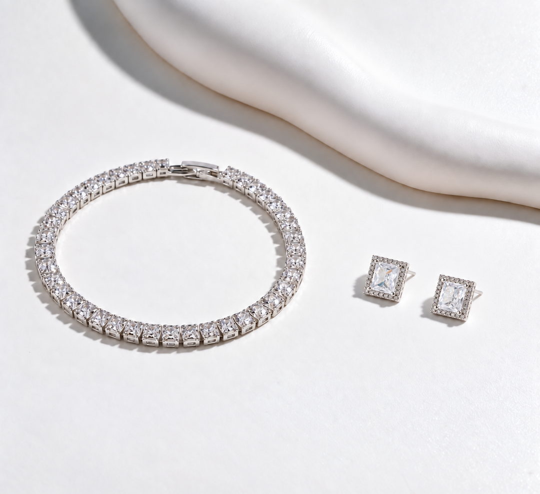 Vibe Drip Bracelet And Earrings Set