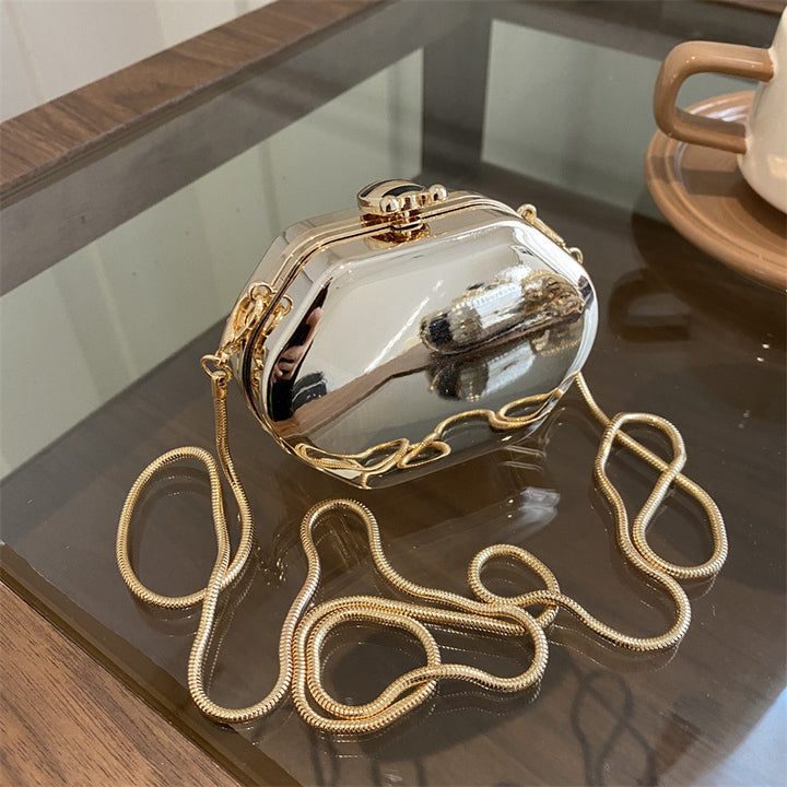 Marble Finish Acrylic Mini Clutch Bag