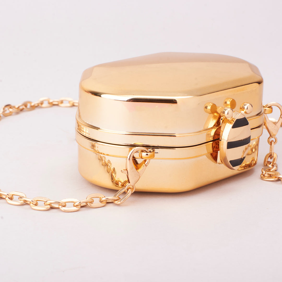 Marble Finish Acrylic Mini Clutch Bag