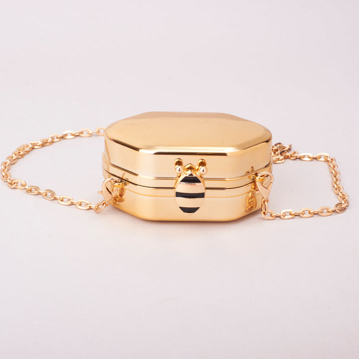 Marble Finish Acrylic Mini Clutch Bag