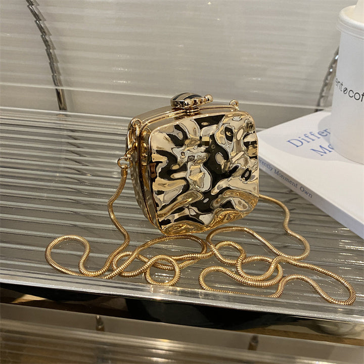 Molten Gold Party Mini Clutch