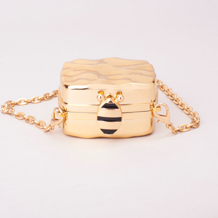 Molten Gold Party Mini Clutch
