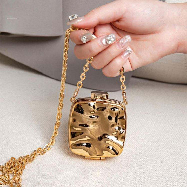 Molten Gold Party Mini Clutch