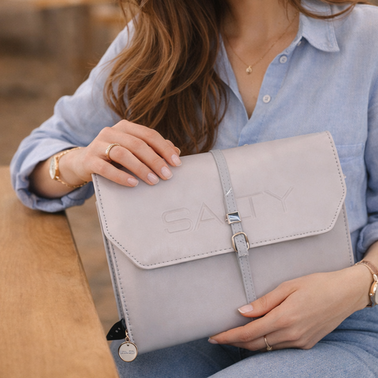 Gentle Reader Journal Sleeve - Grey