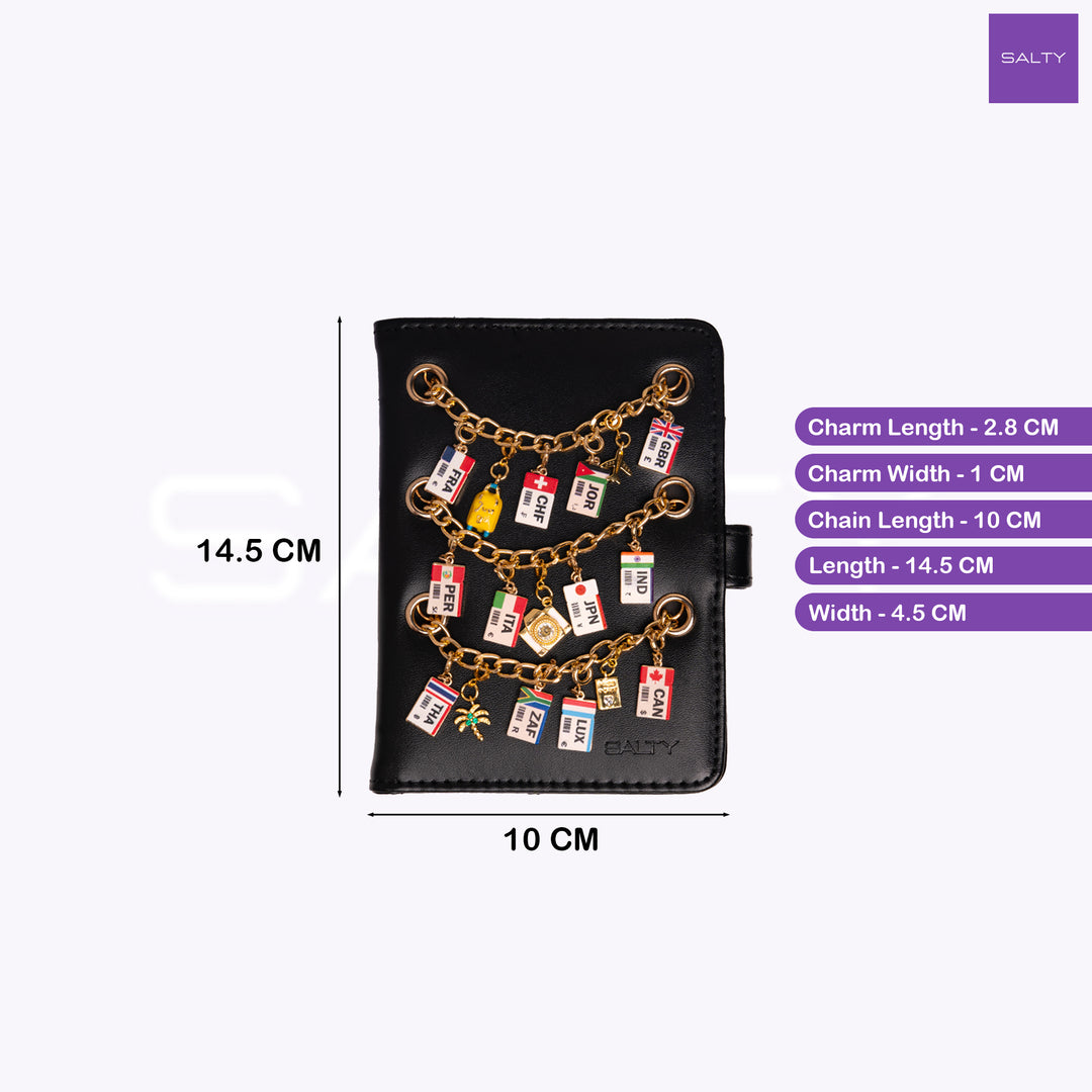 Hawaizaada Passport Cover - Black