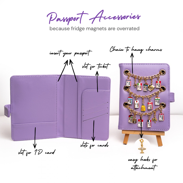 Hawaizaada Passport Cover - Purple