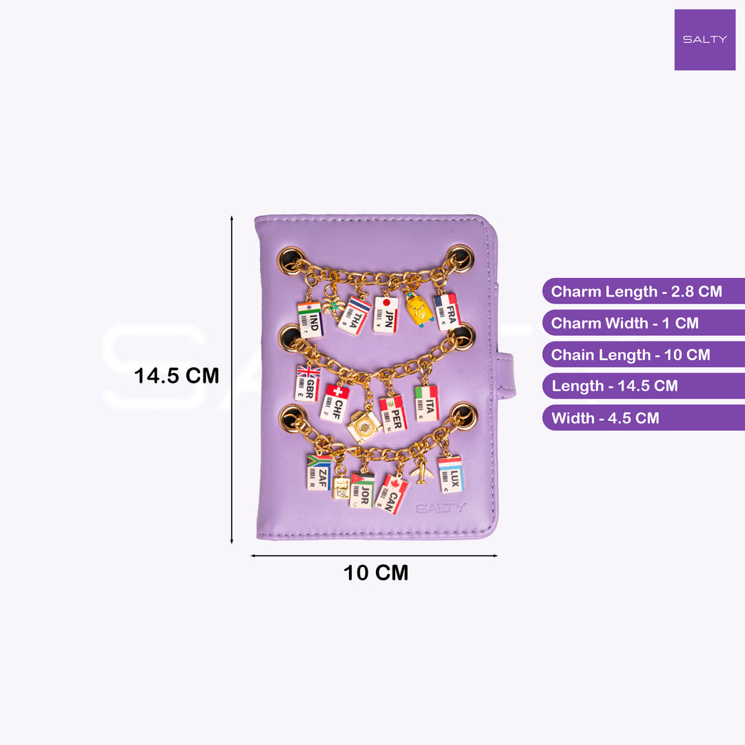 Hawaizaada Passport Cover - Purple