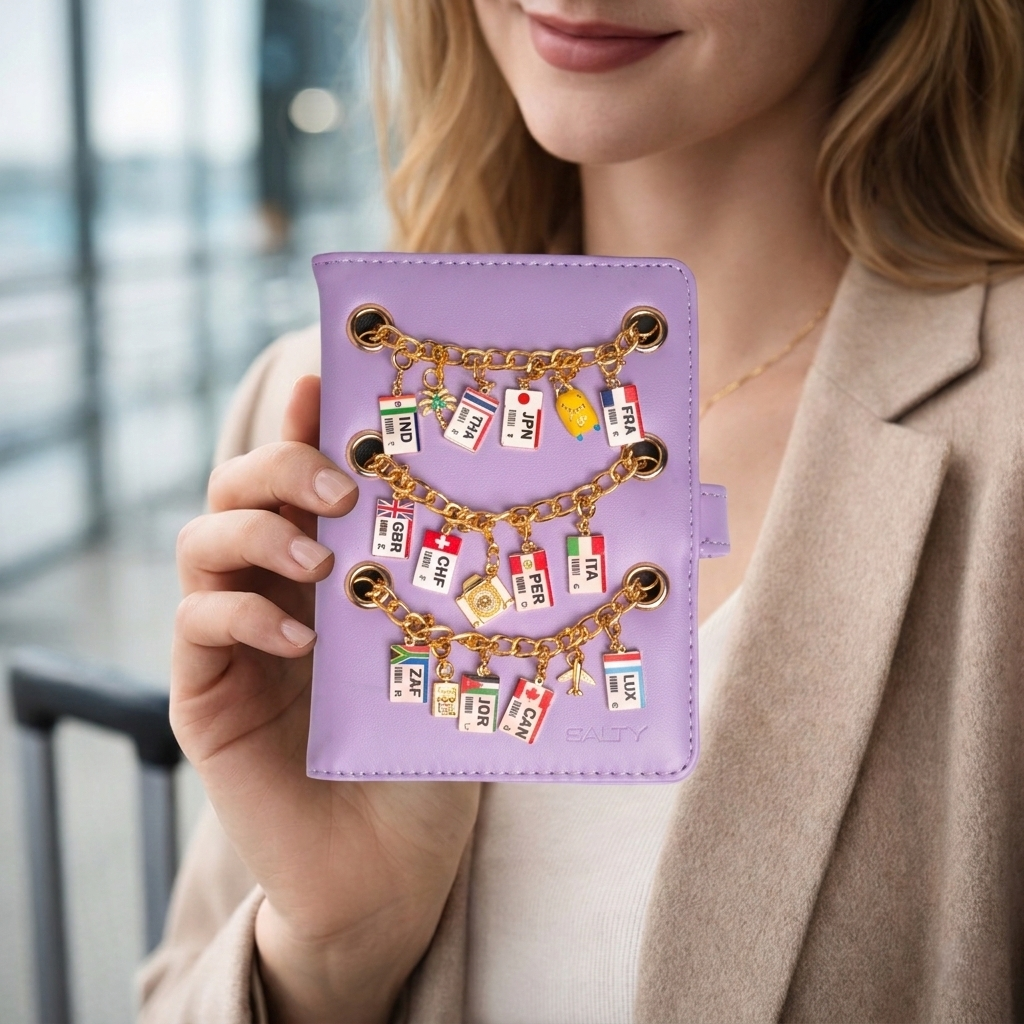 Hawaizaada Passport Cover - Purple