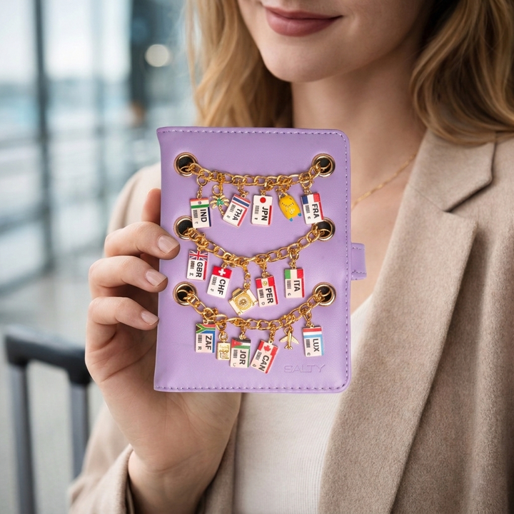 Hawaizaada Passport Cover - Purple