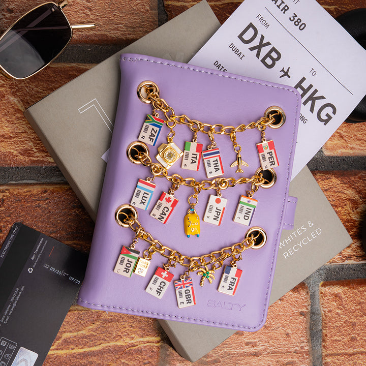 Hawaizaada Passport Cover - Purple