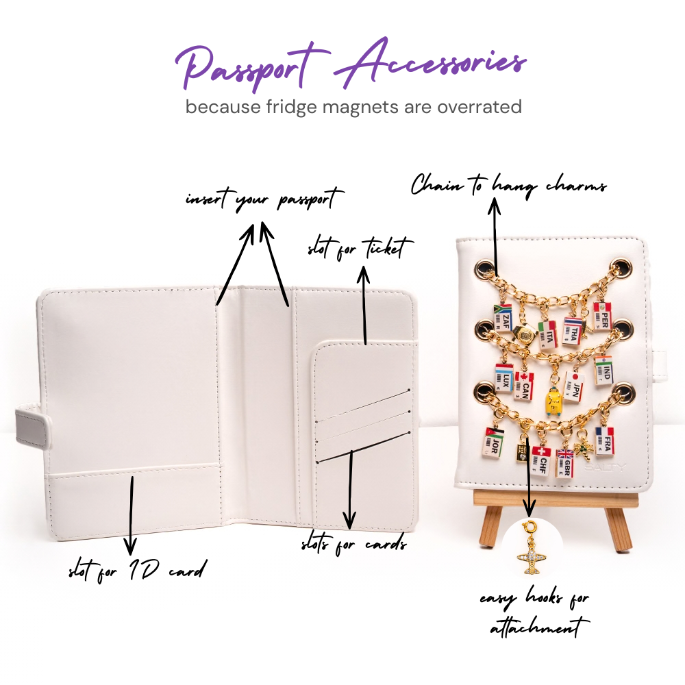 Hawaizaada Passport Cover - White