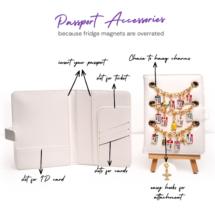 Hawaizaada Passport Cover - White