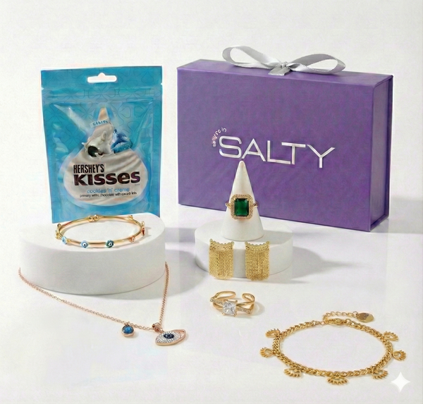 Token of Love Jewellery Gift Box for Her with Personalised Card