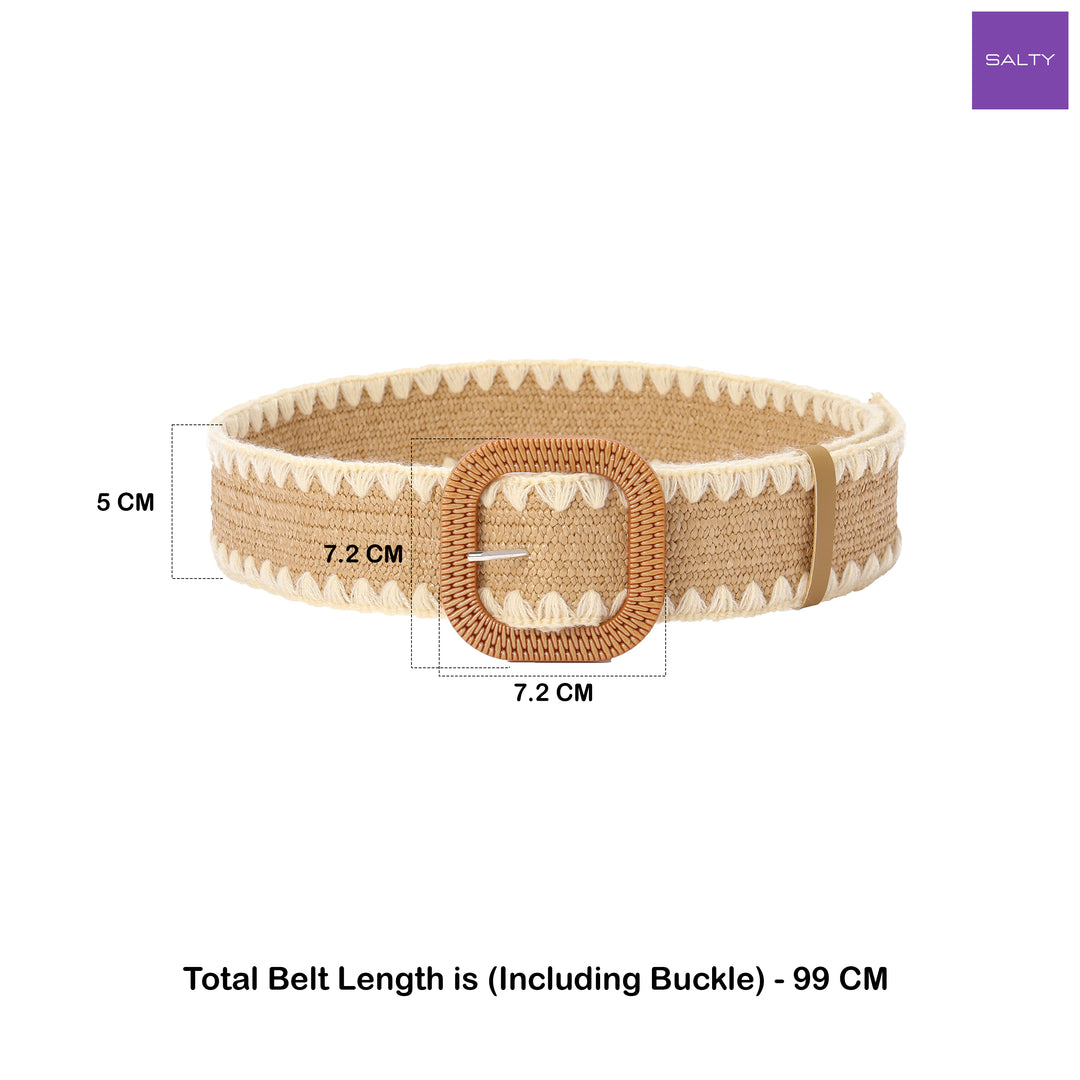 Soufflé Jute Statement Belt
