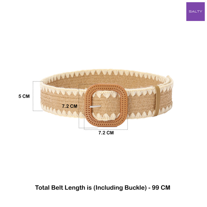 Soufflé Jute Statement Belt