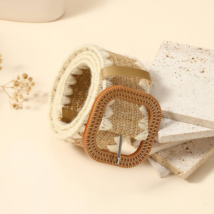 Soufflé Jute Statement Belt