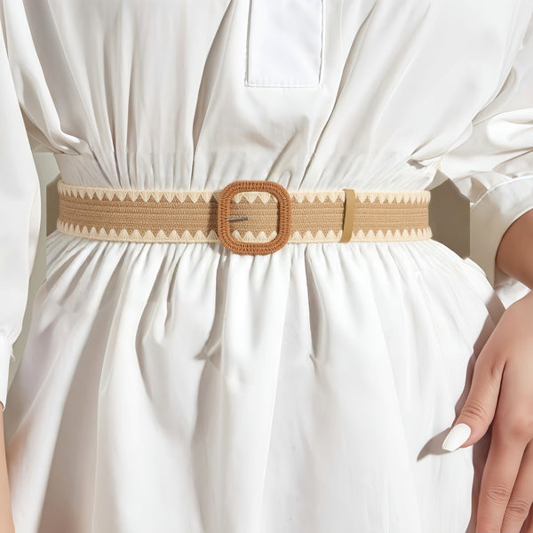 Soufflé Jute Statement Belt