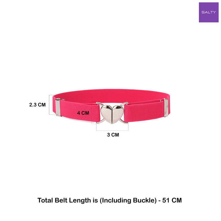 Cherry Pop Tart Heart Buckle Belt