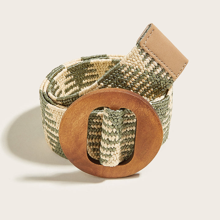 Nutmeg Nomad Brown Buckle Belt